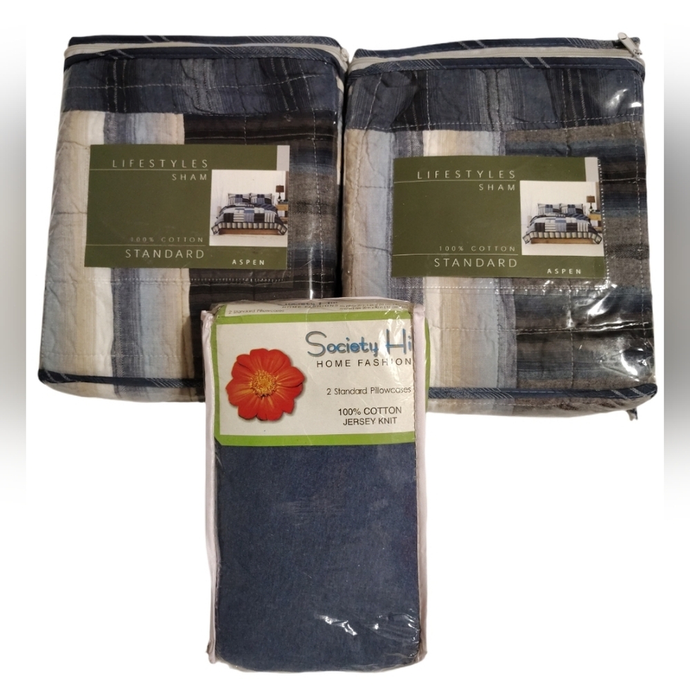 Cotton Pillowcases and Shams